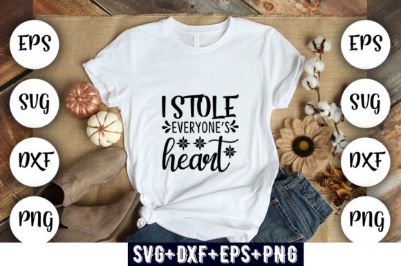 Baby Funny I Stole Everyone S Heart Graphics and T-Shirt Designs Review