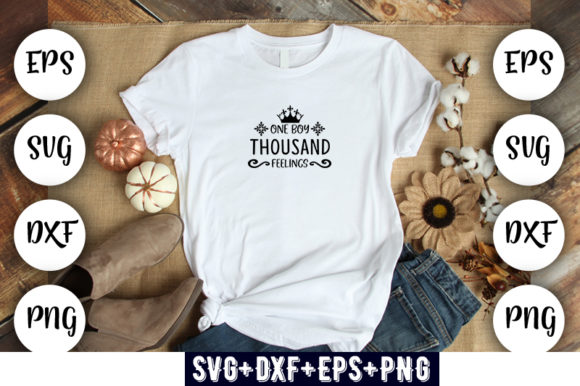 Baby Funny One Boy - Thousand Feelings Graphics for T-Shirt Designs