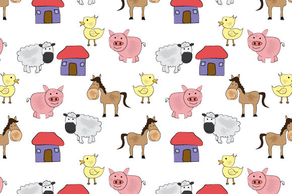 Funny Animal Cartoon Pattern Graphics and Patterns Review