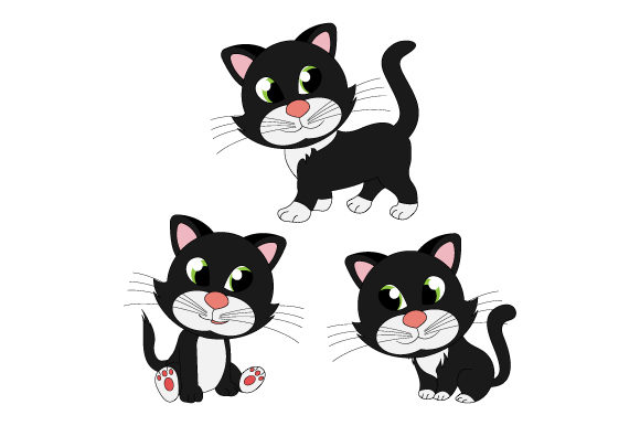 Funny Black Cat Cartoon: A Versatile Graphics & Illustrations Review