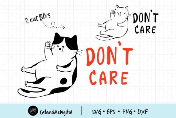 Funny Cat Don t Care Embroidery Review