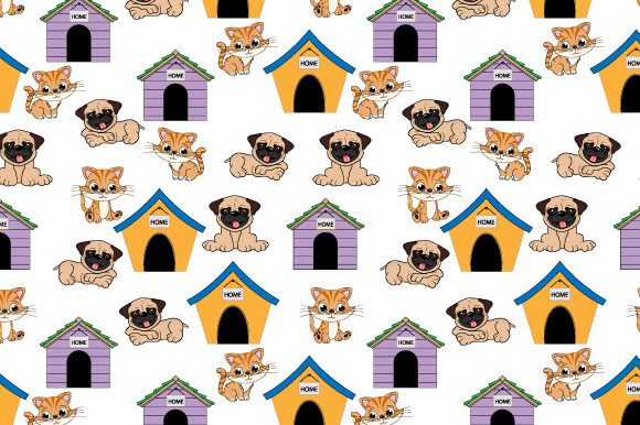 Funny Cat Pattern Graphics and Patterns Review