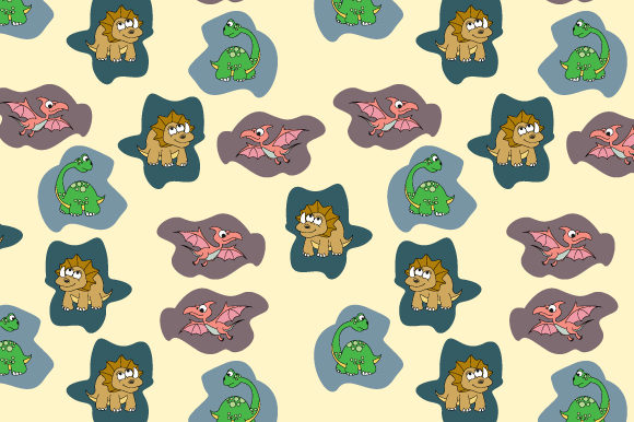 Funny Dinosaur Pattern Graphics and Patterns Review