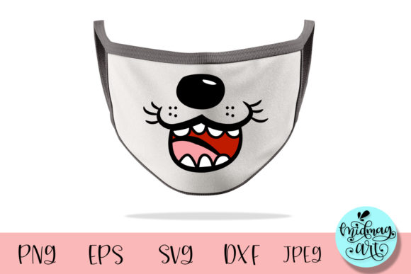 Funny Dog Face Mask Graphics & Illustrations Review