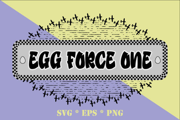 Funny Easter Egg Force One Vector Graphics and Illustrations Review