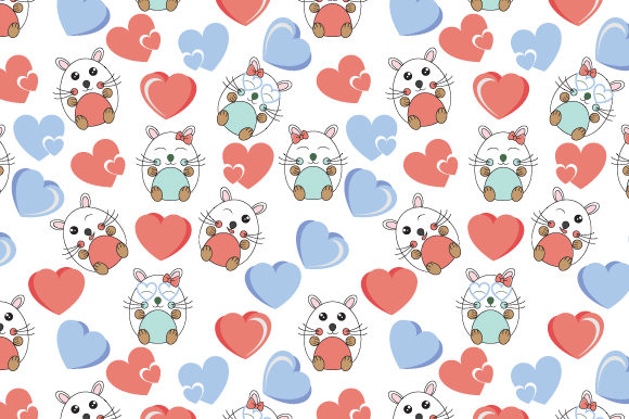 Funny Hamster Cartoon Pattern: Graphics for Playful Branding