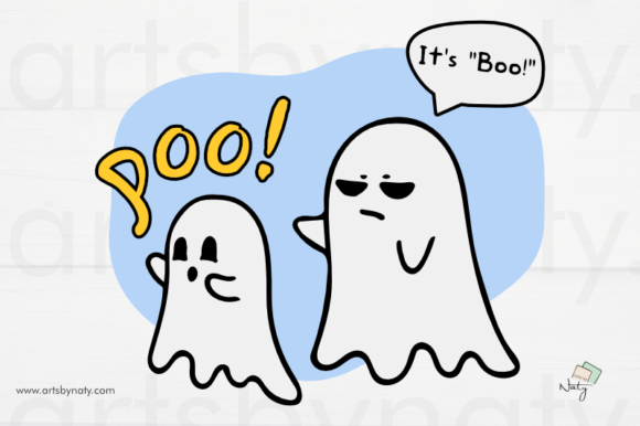 Halloween Funny Ghosts Illustration Graphics and Illustrations Review
